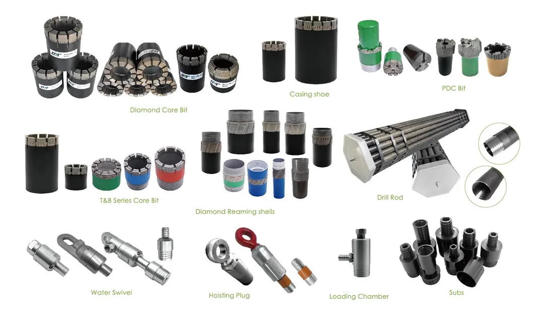Hq Pq Nq Impregnated Diamond Core Drill Bits for Exploration Coring Drilling