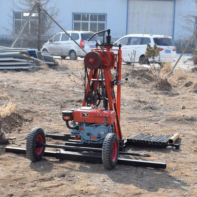 Geological Exploration Hydraulic Core Drilling Rig 50m Depth
