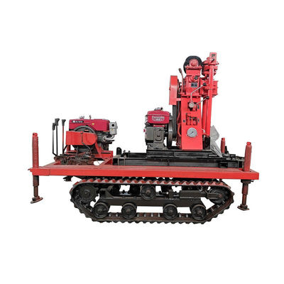 50m Crawler Hydraulic Drilling Rig For Engineering Survey And Rock Formation Sampling