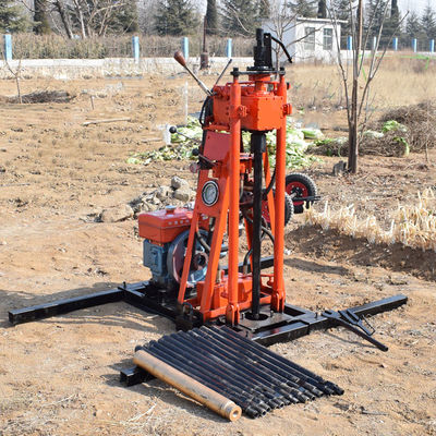 50m Crawler Hydraulic Drilling Rig For Engineering Survey And Rock Formation Sampling