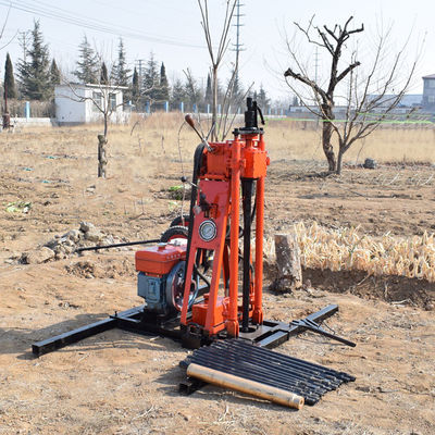 50m Crawler Hydraulic Drilling Rig For Engineering Survey And Rock Formation Sampling