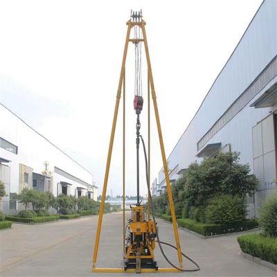 Portable Wheel Mounted Spt Soil Investigation Geotechnical Exploration Core Drilling Rig