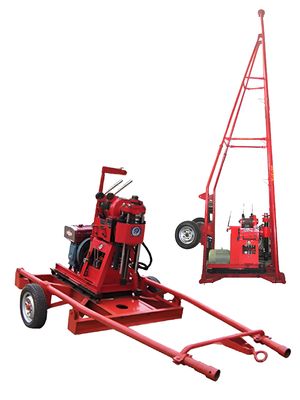 Portable Wheel Mounted Spt Soil Investigation Geotechnical Exploration Core Drilling Rig