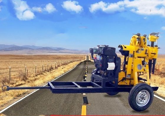 Portable Wheel Mounted Spt Soil Investigation Geotechnical Exploration Core Drilling Rig