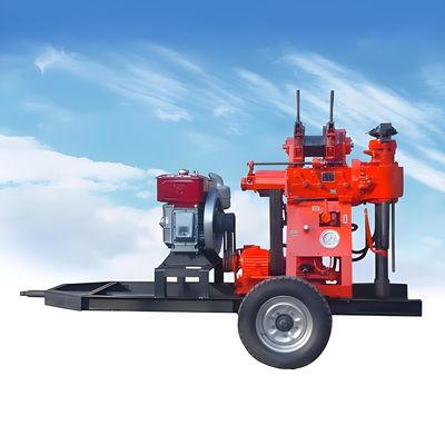 Portable Wheel Mounted Spt Soil Investigation Geotechnical Exploration Core Drilling Rig