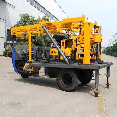 Wheels Trailer Soil Sampling Exploration Drilling Rig For Geophysical Prospecting