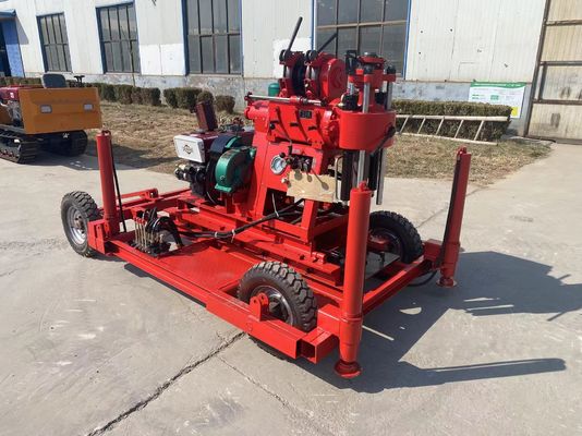 Portable Wheel Trailer Mounted Hydraulic Spt Soil Testing Investigation/Geotechnical Exploration