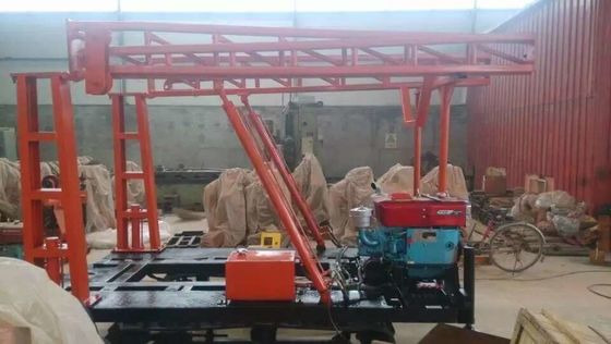 Xy-150Type Trailer Mounted Hydraulic Core Drilling Rig for Geo Exploration