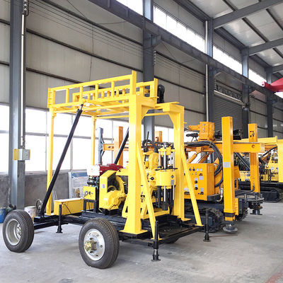 4-Wheel Hydraulic Tower Core Drilling Rig/Hydraulic Geotechnical Sample Investigation Core Drilling Rig