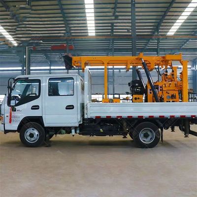 Wheeled Hydraulic Water Well Drilling Rig 200 Meter For Agricultural Irrigation Wells
