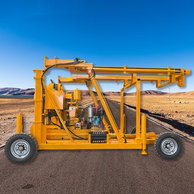 Wheel Mounted Spt Soil Investigation Drilling Rig 150m for Geotechnical Testing