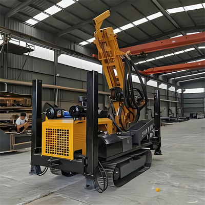 DTH Hammer Blast Hole Drill Rigs Crawler Mounted Open Air Split Type