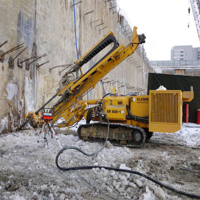 DTH Hammer Blast Hole Drill Rigs Crawler Mounted Open Air Split Type