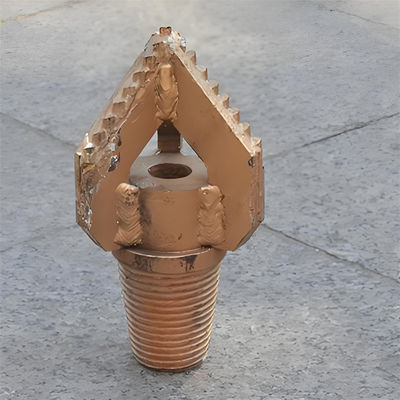Three-Wing Conventional Scraper Non-Coring Drill Strong Wear-Resistant Mining Bits