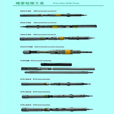 Bq Nq Hq Pq Double Tube Wire Line Core Barrel Assembly for Mineral/Geology Survey