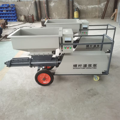 Screw Cement Slurry Grouting Pump 1500-8000L/H 3kw 11kw For Anchor Rod Grouting
