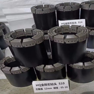 Hot-pressed Impregnated Diamond Core Drill Bit AQ BQ NQ HQ PQ For Hard Rock