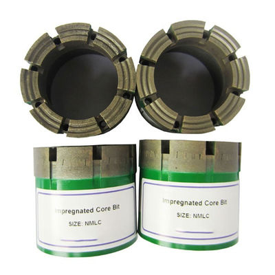 AQ BQ NQ HQ PQ Impregnated Diamond Core Bits For Exploration Wireline Drilling