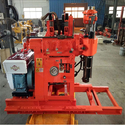 Xy-150 Hydraulic Crawler Mounted Mud Pump Core Drilling Rig For Geotechnical Drill