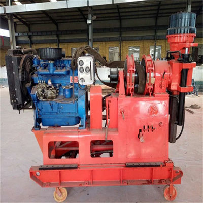 Xy-150 Hydraulic Crawler Mounted Mud Pump Core Drilling Rig For Geotechnical Drill