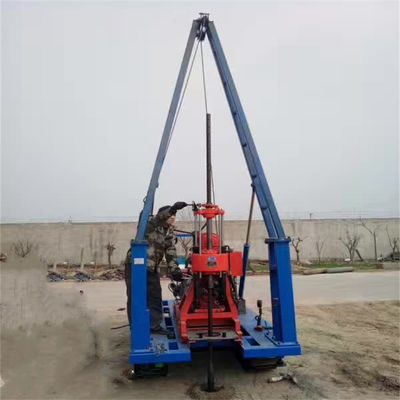 XYX-200 Wheel Hydraulic Core Drilling Machine Trailer Type 200m Engineering Exploration Surface Rock and Soil Sampling