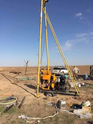Portable Wheel Mounted Spt Soil Investigation Geotechnical Exploration Core Drilling Rig