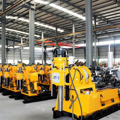 600m Wheel Mounted Diamond Borehole Core Drilling Machine with Hydraulic Tower