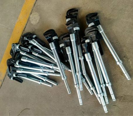 Heavy Duty Chrome Surface Adjustable Pipe Wrench Retractable