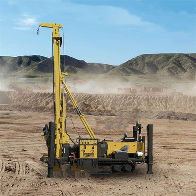 JDL-350 Rotary Wireline Mineral Exploration Drilling Rig Crawler Mounted Top Drive