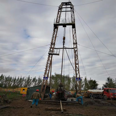 XY-2B Geotechnical Exploration Core Drilling Rig 500m Depth With Hydraulic Tower