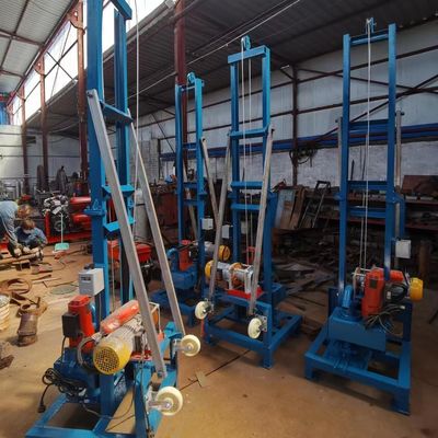 Household electric water well drilling rig Easy to operate water drilling equipment