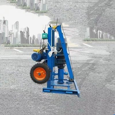 Household electric water well drilling rig Easy to operate water drilling equipment