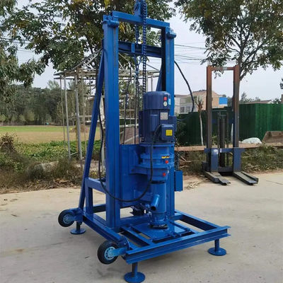 Household electric water well drilling rig Easy to operate water drilling equipment