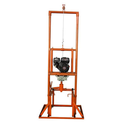 Factory 80m Gasoline Diesel Easy to Operate Water Well Drilling Rig