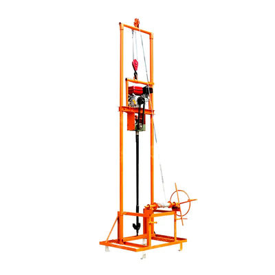 80 Meter Multifunctional Gasoline Diesel Water Well Drilling Rig, Irrigation Machinery, Easy to Operate