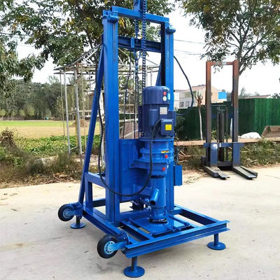 0-100M Small Electro-hydraulic Lifting Water Well Drilling Rig Suitable for Household Small Projects