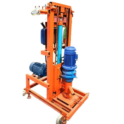 0-100M Small Electro-hydraulic Lifting Water Well Drilling Rig Suitable for Household Small Projects