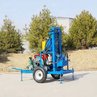 150 Meter Diesel Hydraulic Water Well Drilling Rig/Suitable for Soil and Quicksand Layers