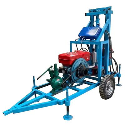 22hp Diesel Engine 150m Wheel Drilling Rig Mine Drilling Rig Water Drilling Rig For Well