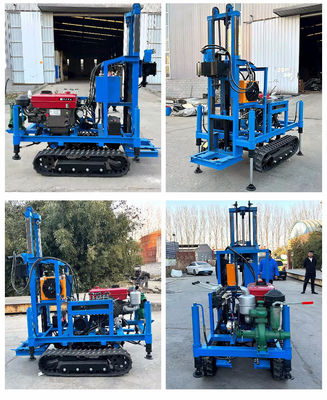 22hp Diesel Engine 150m Wheel Drilling Rig Mine Drilling Rig Water Drilling Rig For Well