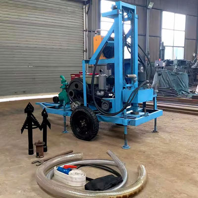 150 Meter Diesel Hydraulic Water Well Drilling Rig/Suitable for Soil and Quicksand Layers