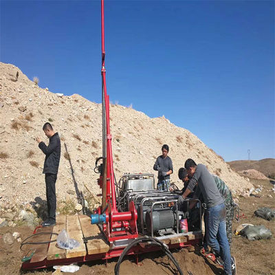Depth Rock Drill Multifunctional Portable Borehole Drinking Water Well Rotary Drilling Rig Machine