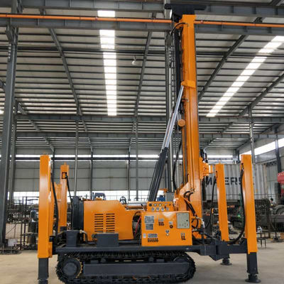 260meter Depth Diesel Portable Water Well Drill Rig Machine Hard Rock Drilling Rig for Deep Wells