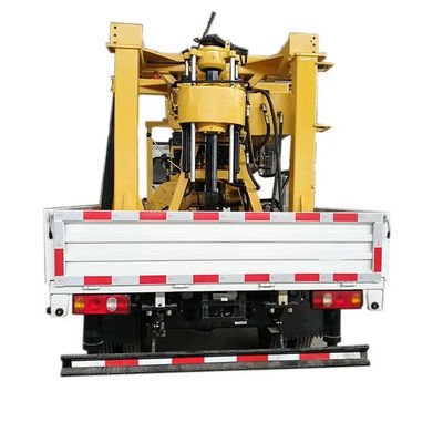 Car Mounted Hydraulic Water Well Drilling Rig 200M Intake Well Drilling Rig