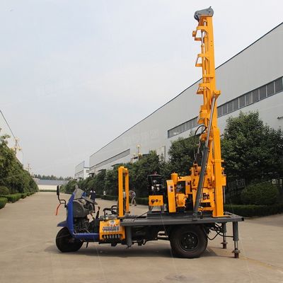 Water Well Hydraulic Drilling Equipment Three Wheel Vehicle Mounted