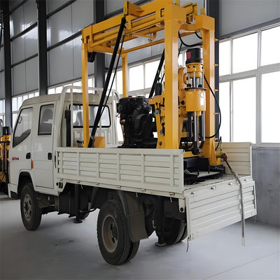 Vehicle Chassis Hydraulic Drilling Rig Self Propelled for 200M Water Well Drilling