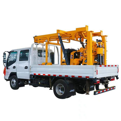 Vehicle Chassis Hydraulic Drilling Rig Self Propelled for 200M Water Well Drilling