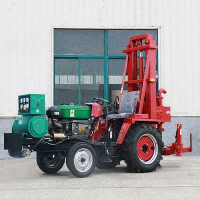 Positive Circulation Tractor Drilling Rig 100 Meter For Farmland Irrigation Well