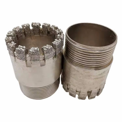 Electroplated Diamond Coring Drill Bits Galvanized For Core Sampling Drilling