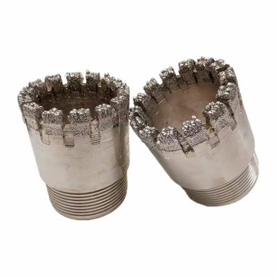 Exploration Electroplated Diamond Drill Bit AISI Standard For Medium Hard Layer